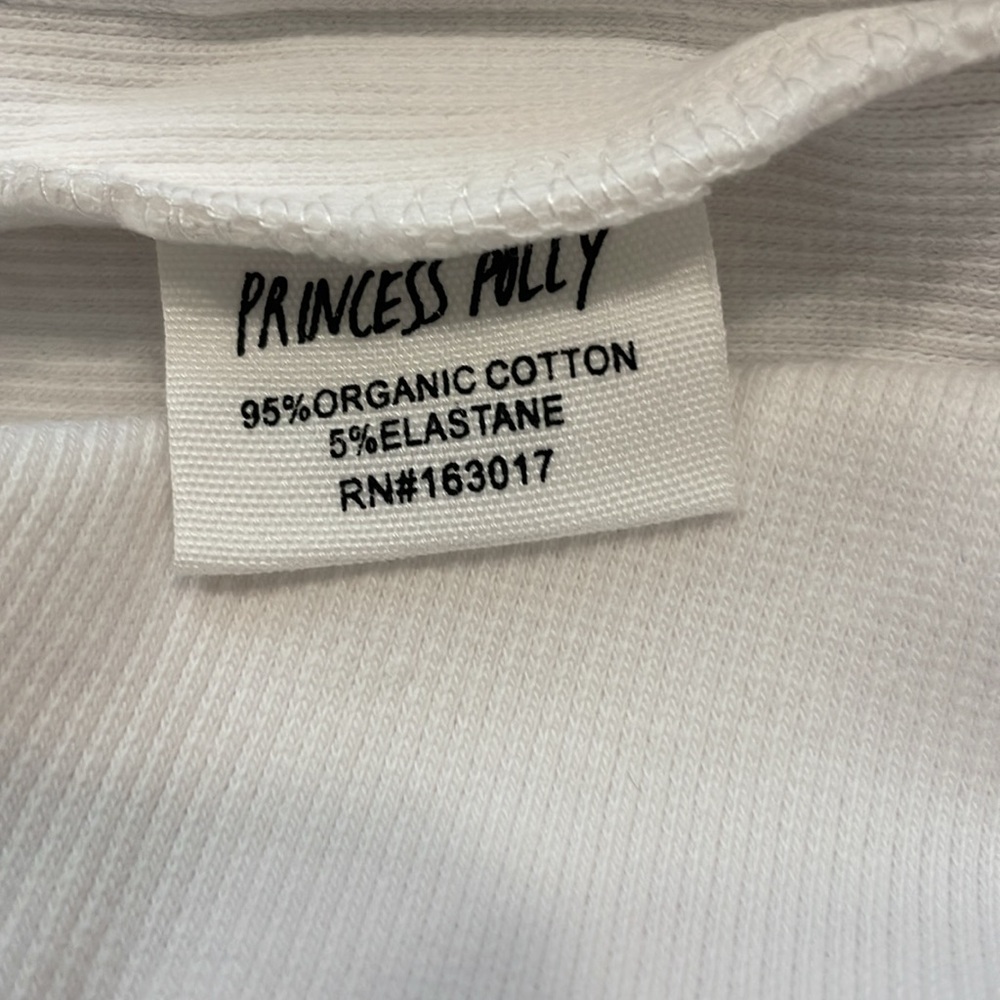 Princess Polly Organic Sekris Mini Dress in White Size 4 - Picture 7 of 11